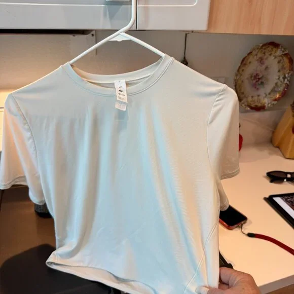 NWOT Wundermost Nulu Crewnect Cropped T shirt  size L - Picture 4 of 4